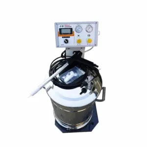 HN919 tribo controller, black friction-charging gun and powder hopper